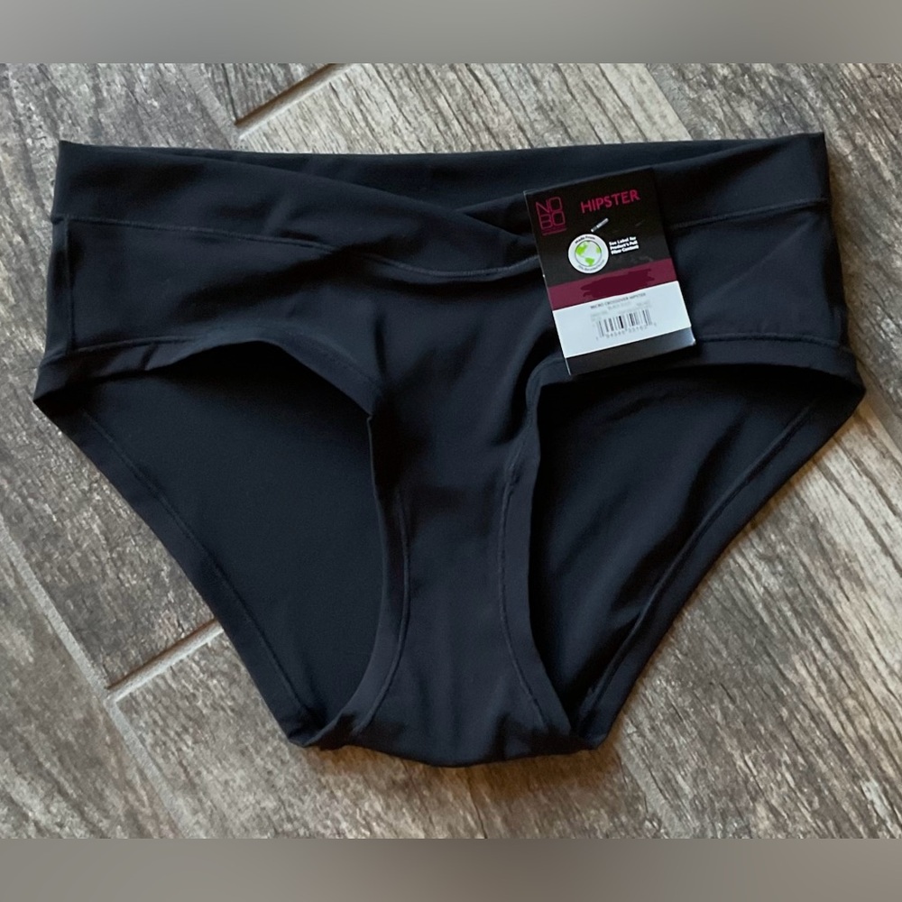 New Nobo No Boundaries Micro Crossover Hipster Panties Size XXL Black